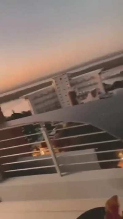 Eating nuggets in the sky while its windy