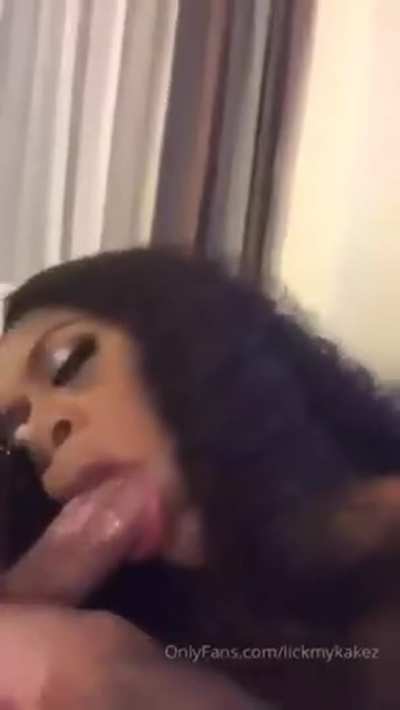 Demonic throat game.. She can suck my whole soul!