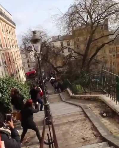 Quickiest way down the stairs