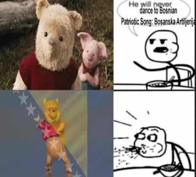 winnie pooh bare is A PROUD BOSNIAN!! 💪💪🇧🇦🇧🇦🙏