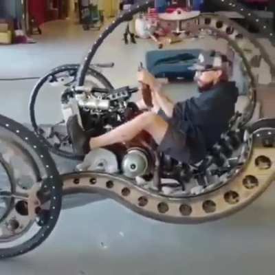 This custom motorcycle