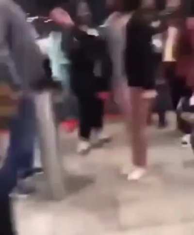 Girl tried to play the ‘I’m a woman so you can’t hit me but I can hit you’ card and lost..