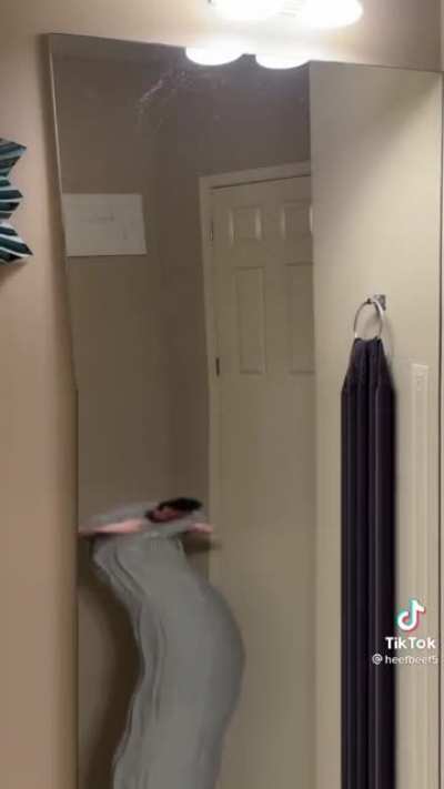 Bathroom party.