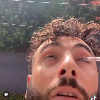 imagine walking past this guy and catching a whiff.