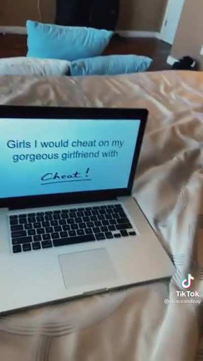 people id cheat on my girlfriend with