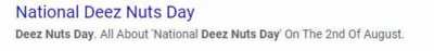 de nut s