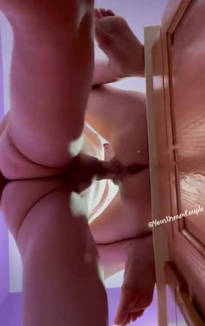 I couldn’t stop gushing as he thrusted in and out!