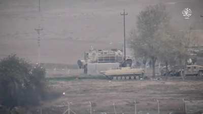 ISIS Fagot hit on Iraqi BMP-1. Iraq, possibly outside of Mosul
