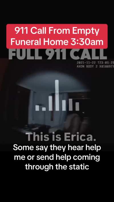911 call from inside an empty funeral home at 3:30am