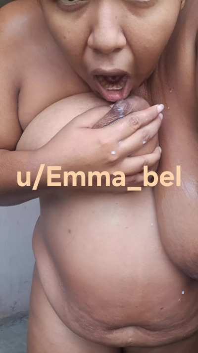 Breasts with lots of milk