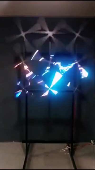 GIWOX hologram fan