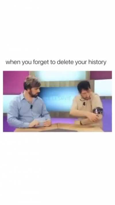 When u forget to change settings