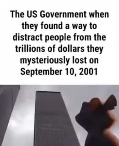 That's where all of our tax money went