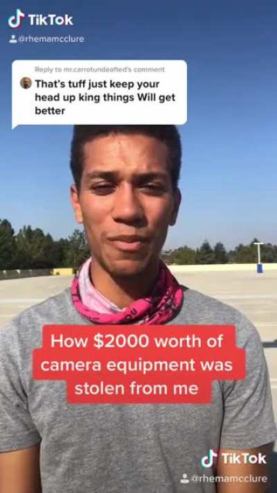 TikTok Helps Guy Replace Stolen Equipment