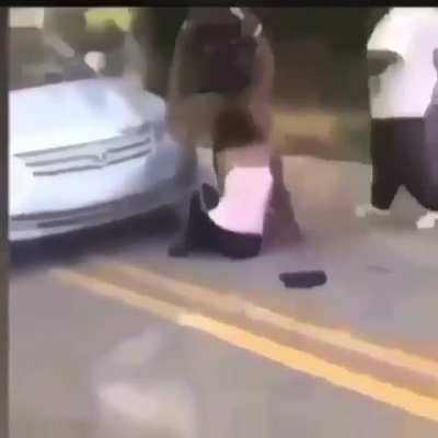 Plot twist: The car is the finishing move to the three piece combo