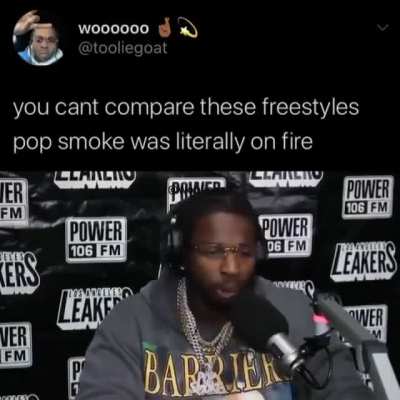 never compare pop smoke with 69 💫 pop smoke on top 💯