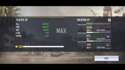 This is the fastest way to upgrade your weapons. I got almost 14,000 weapon xp without even trying. Read main comment