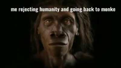 Reject humanity return to monke