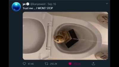 Will he ever stop?