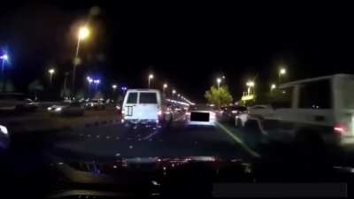 A dash cam somewhere in my country (audio on)