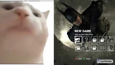Me staying in the Arkham City menu just for the theme
