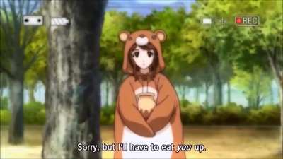 Bear is scary
