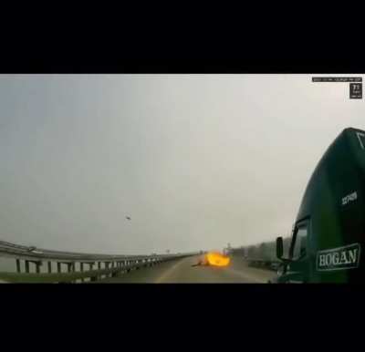 Just found out why the interstate was shut down 🙏