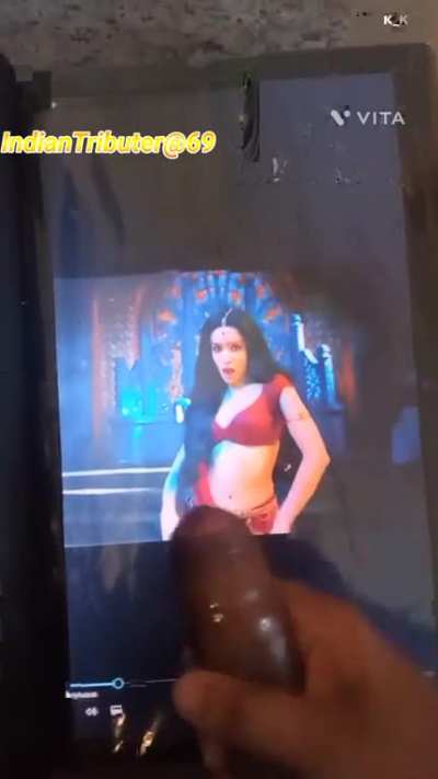 Nasty spit and oily cum tribute by India<wbr>nTrib<wbr>uter6<wbr>9 to the slut of bollywood Shraddha Kapoor
