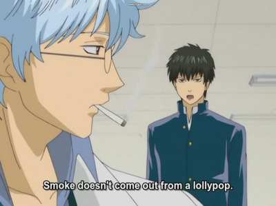 This is totally a cigarette [Gintama]