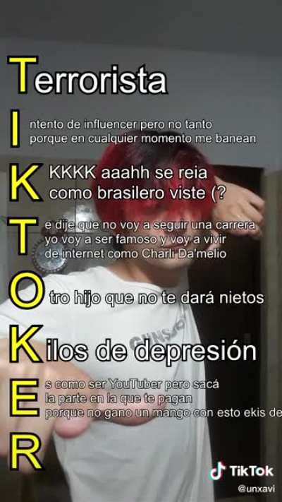 Así es mamá, soy tiktoker