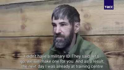 RU POV: A prisoner from the Armed Forces of Ukraine told how the TCC got him when he was at the cemetery