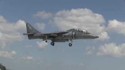 TAV-8B Harrier II, pilot training vertical takeoff and landings at MCAS Beaufort, South Carolina. [Video]