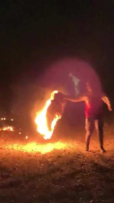 Flame run