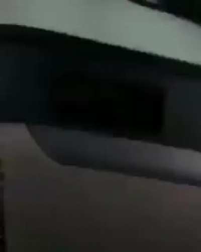 Blizzard prevents visibility and brakes
