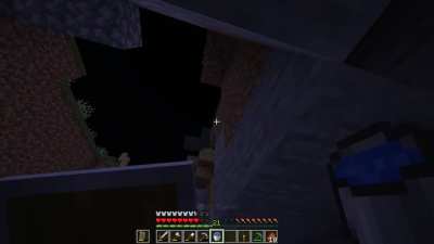 haha scared man go AAAHHH