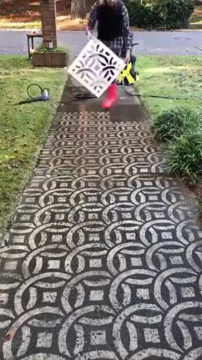 Stencil work