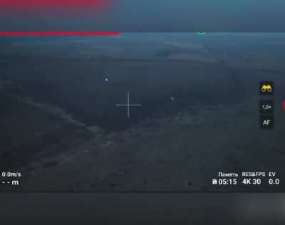 Ladies and gentlemen, the amazing intelligence of the invaders... poking an FPV drone