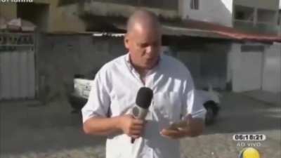 reporter needs take a breath