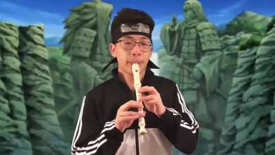 Naruto plays flute shoegaze