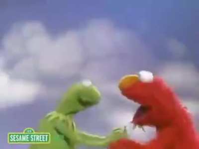 Elmo very sad