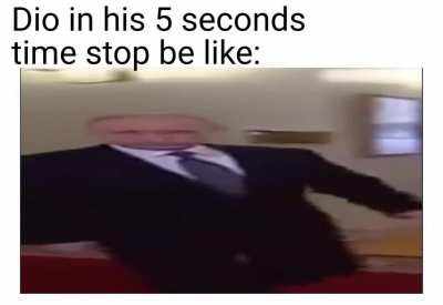 He do be walking