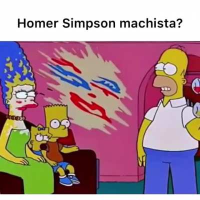 Se le ve bien opresor al Homer