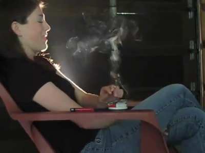 smoke almost never stops coming out of her mouth