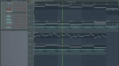 I downloaded FL Studio two days ago and I wanted to share my first composition!