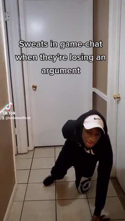 Toxic gamers when they're losing an argument...