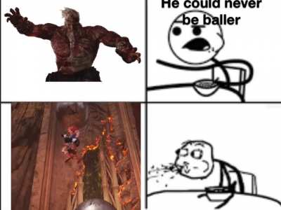 He could never…
