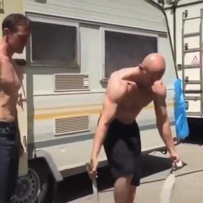 In Russia no man cry