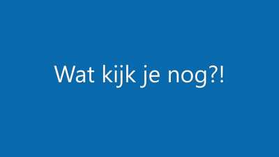 Niet deze video kijken