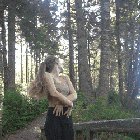 Stripping down for the next person who comes down the trail :)