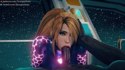 Samus sucking dick (bouquetman)